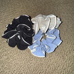 3 Lululemon Scrunchies